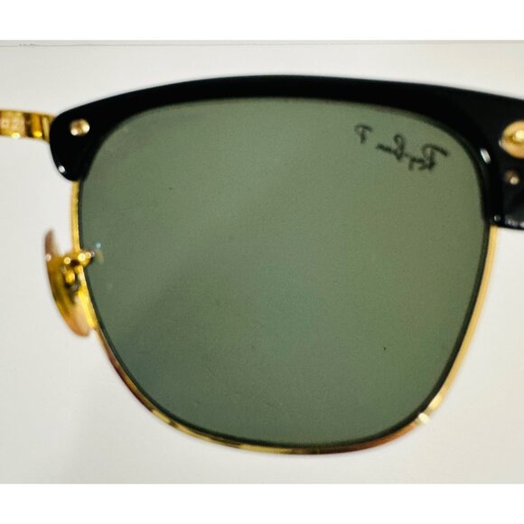Ray-Ban Clubmaster RB 3016 Classic Polarized Sunglasses Italy W/Case & Cleaning - Picture 16 of 16